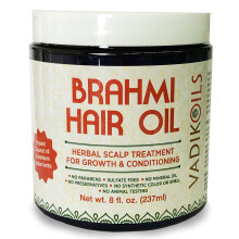 Vadik Herbs Brahmi Haar?l (8 oz) Nat?rliches Kr?uterhaar?l f?r Haarwachstum, Haarpflege, Schuppen und trockene Kopfhaut mit Rosmarin?l | Kr?uters