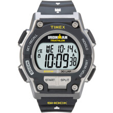Timex Men's T5K195 Ironman Endure 30 Shock Full-Size Black/Yellow Resin Strap Watch