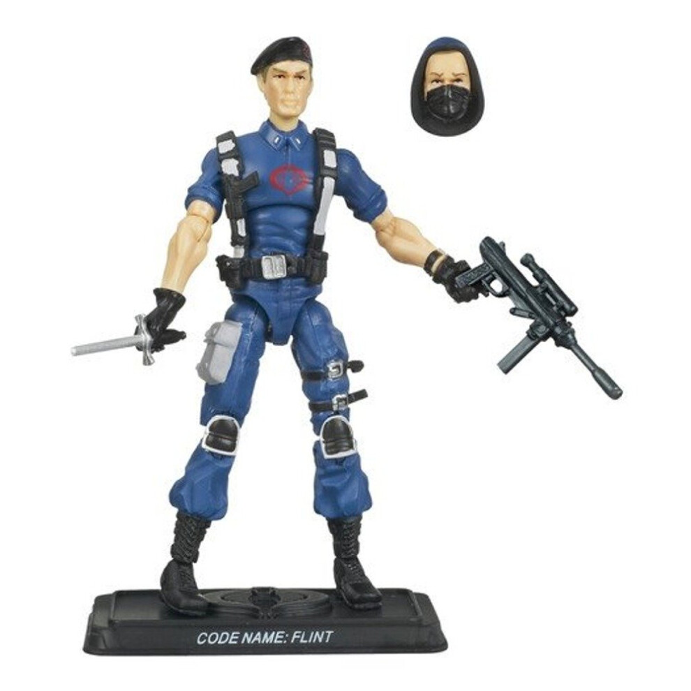 G.I. JOE Hasbro 3 3/4"" Wave 11 Action Figure Cobra Flint (Warrant Officer In Cobra Disguise)