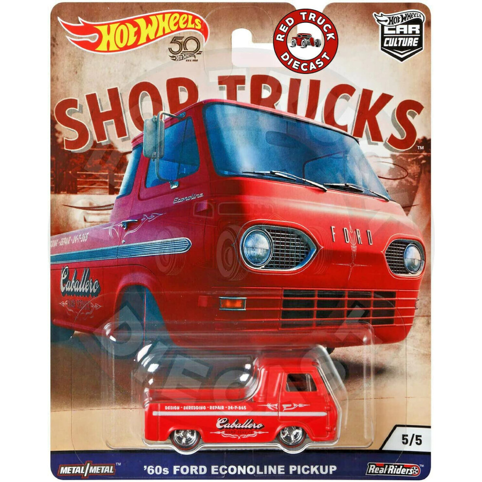 Hot Wheels 60's Ford Econoline Pick Up Vehicle