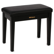 Roland RPB-100 Piano Keyboard Bench Fixed Height 21.8-Inch Satin Black