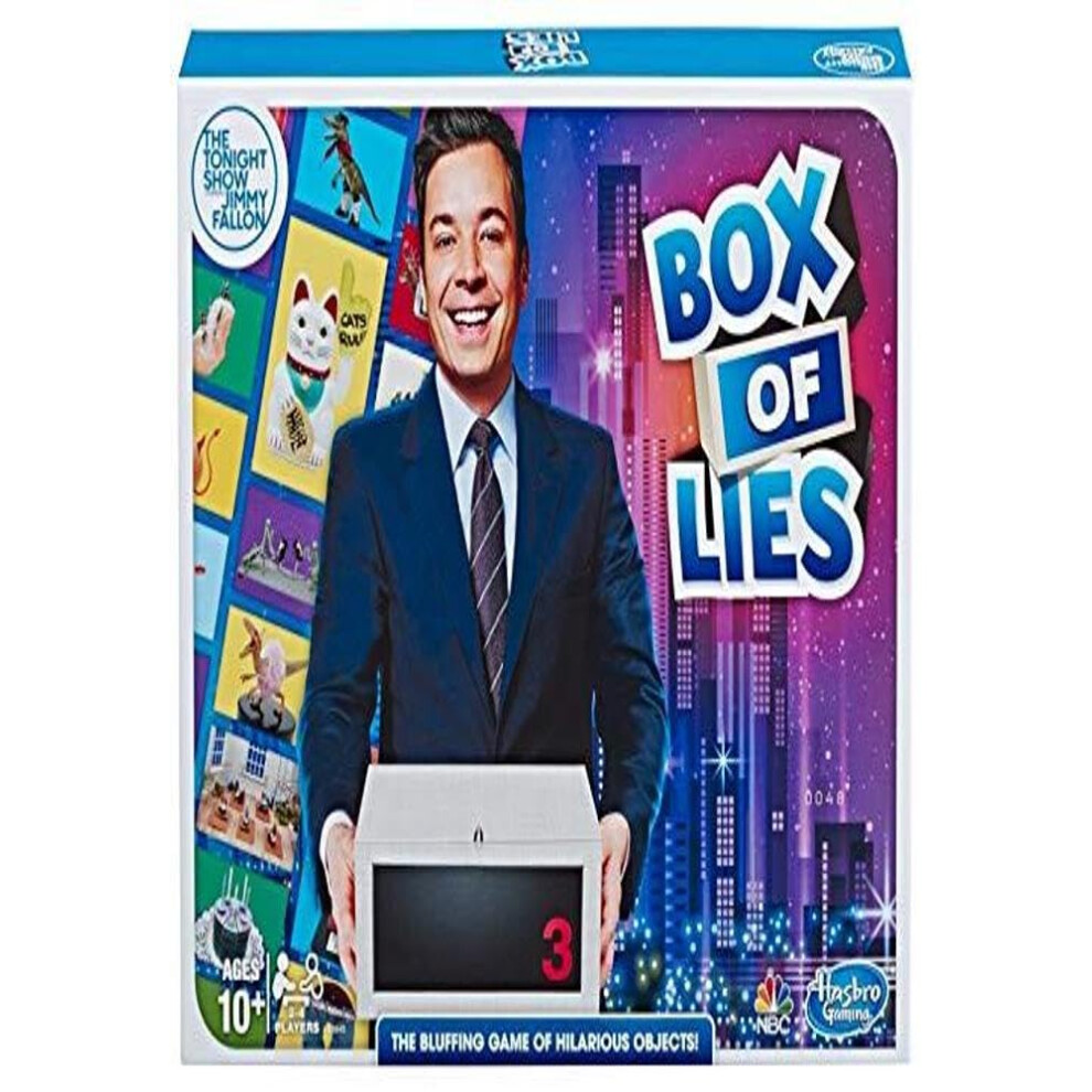 Hasbro Gaming The Tonight Show Starring Jimmy Fallon Box of Lies Party Game for Teens and Adults