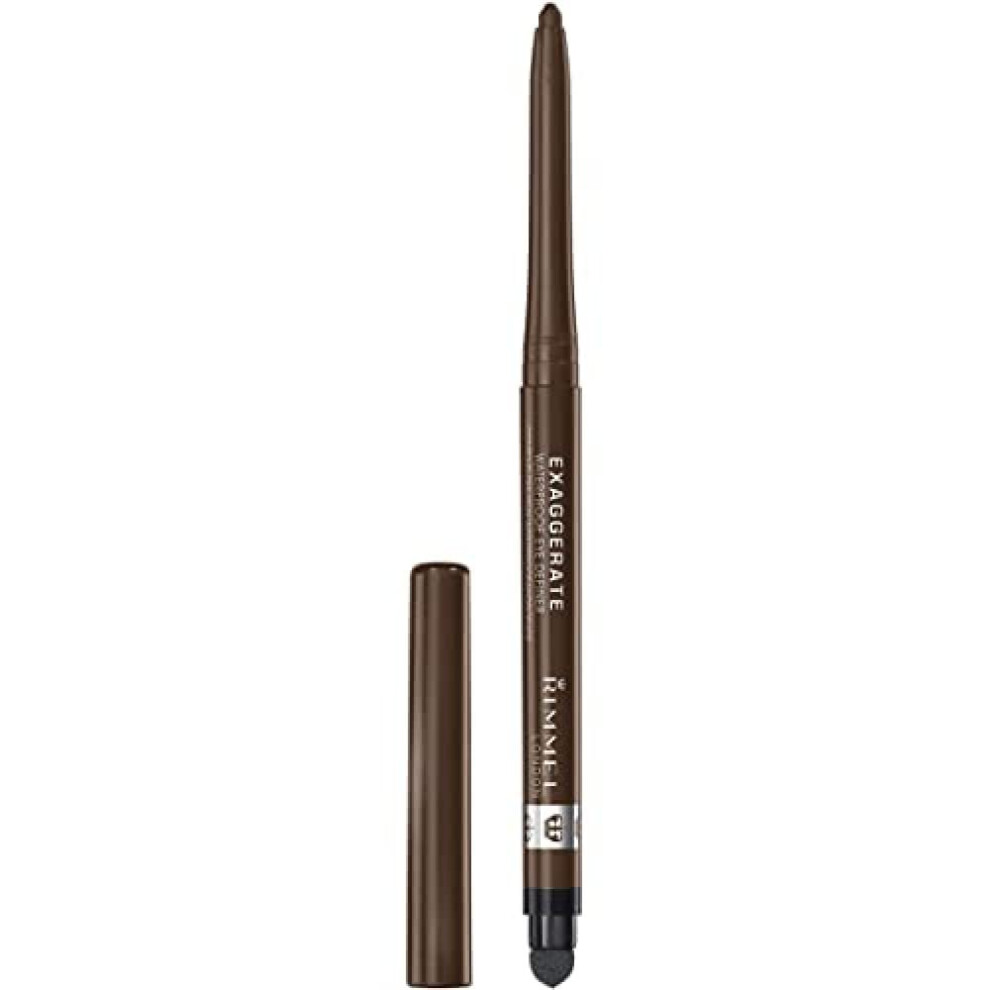 Rimmel London Exaggerate Waterproof Eye Definer  Rich Brown  28g