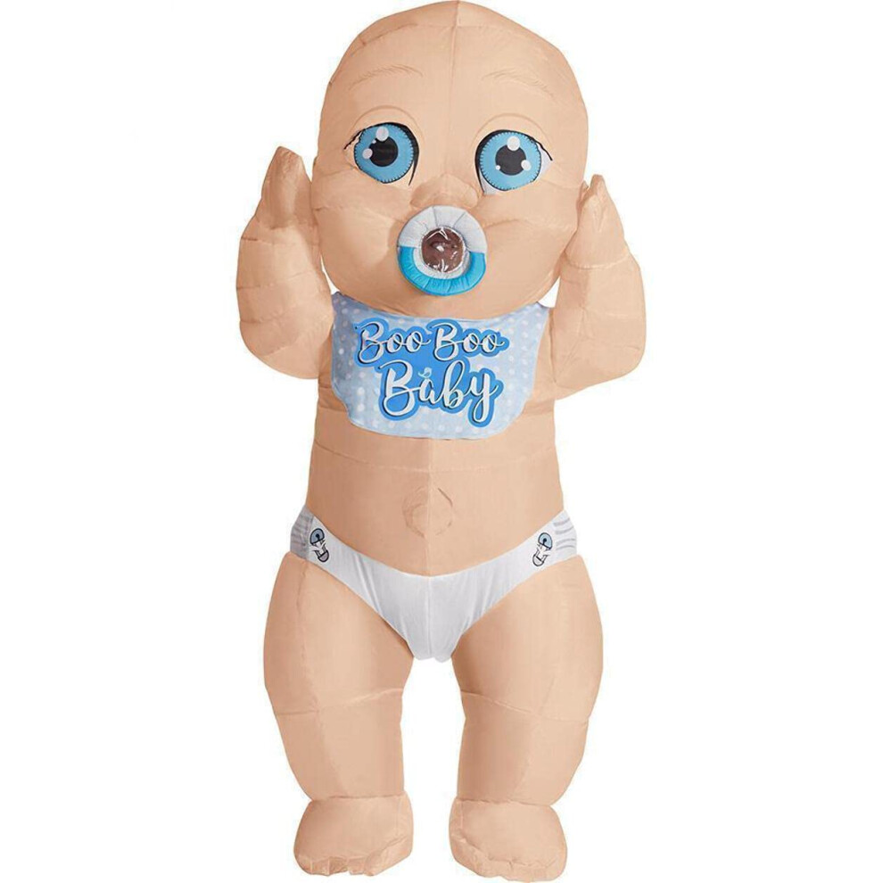 Rubie's mens Boo Boo Baby Inflatable Adult Sized Costumes  As Shown  One Size US (Batteries for Fan Not Included)