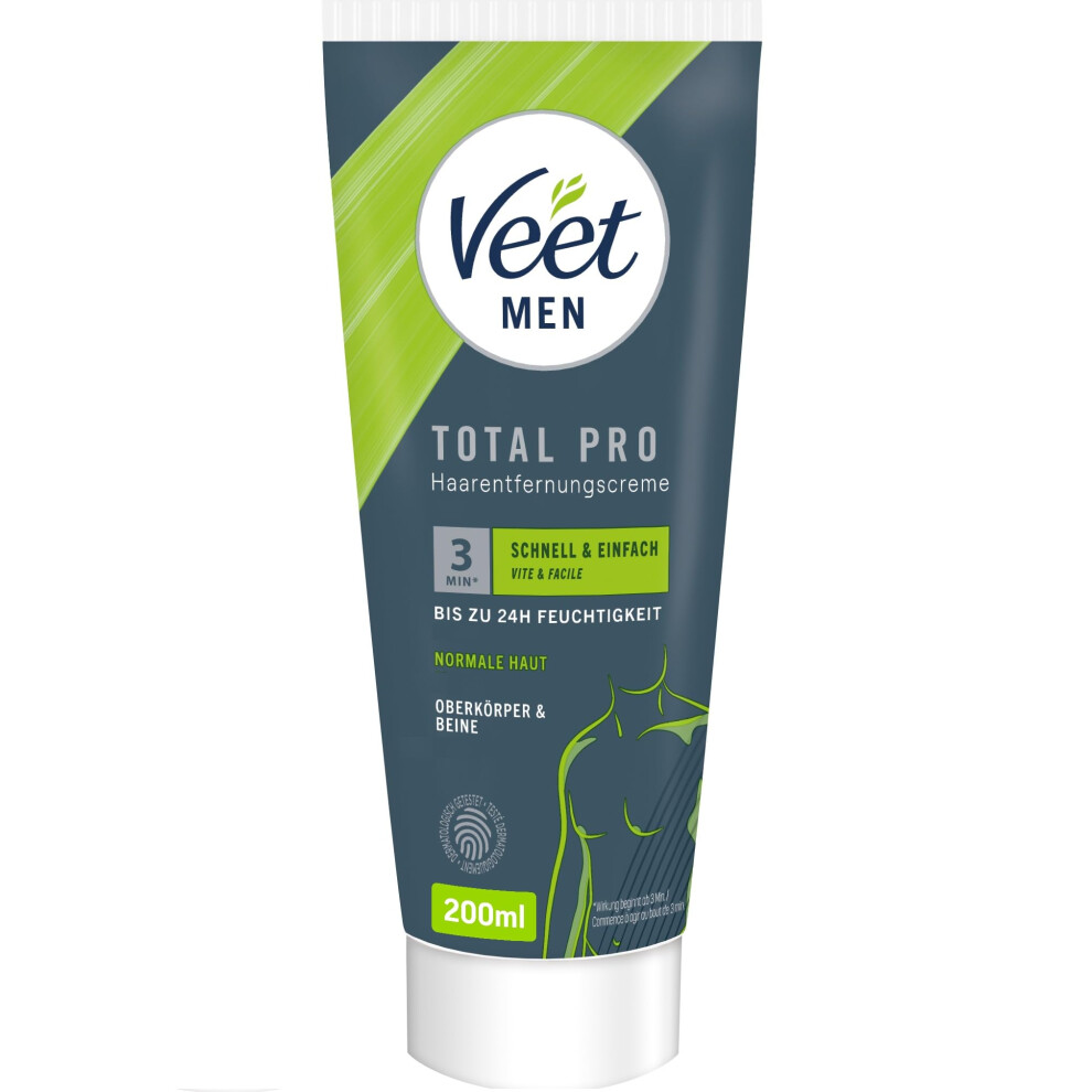 Veet for Men Hair Removal Gel Creme 200ml (1) (Packaging May Vary)