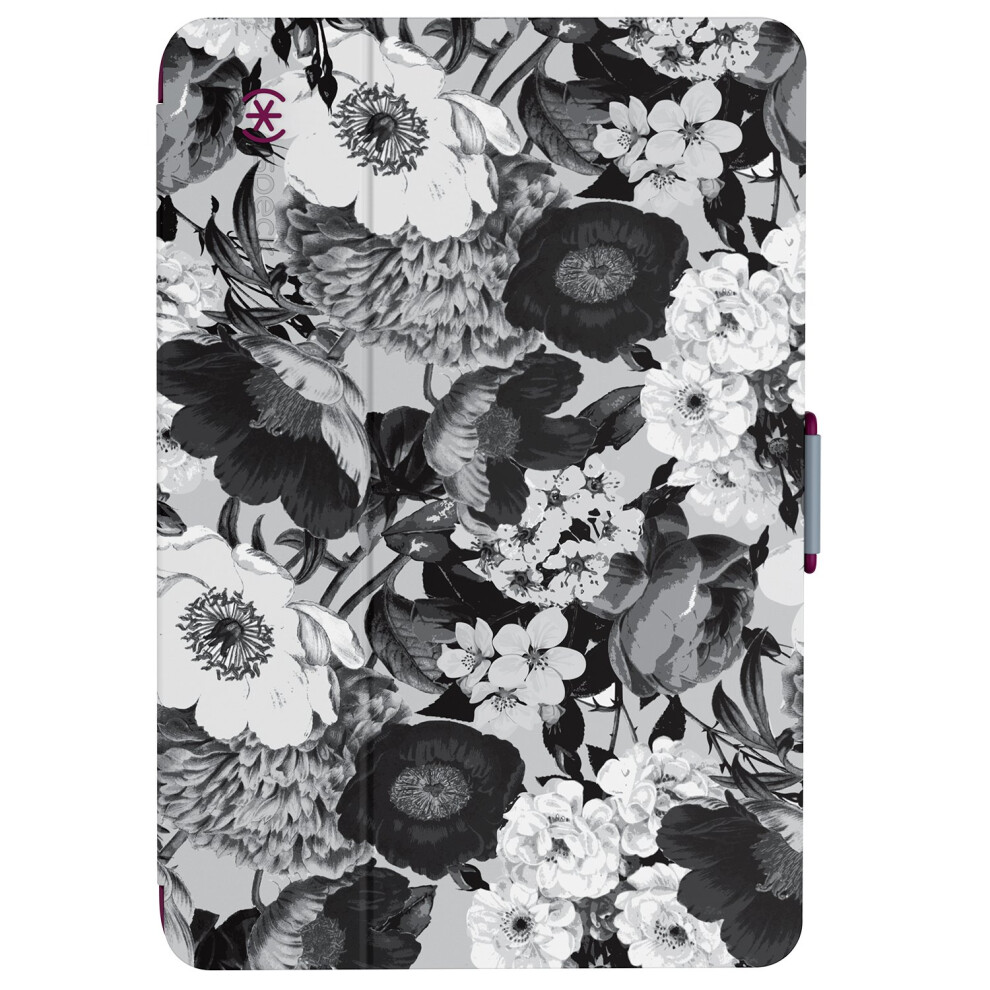 Speck Products StyleFolio Case and Stand for iPad Mini 4 Vintage Bouquet/Nickel Grey/Boysenberry Purple