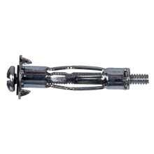 Hillman 5006 Ancrages muraux creux 1/8 po x 12 po 2 pk, Pack de 1, Sans couleur