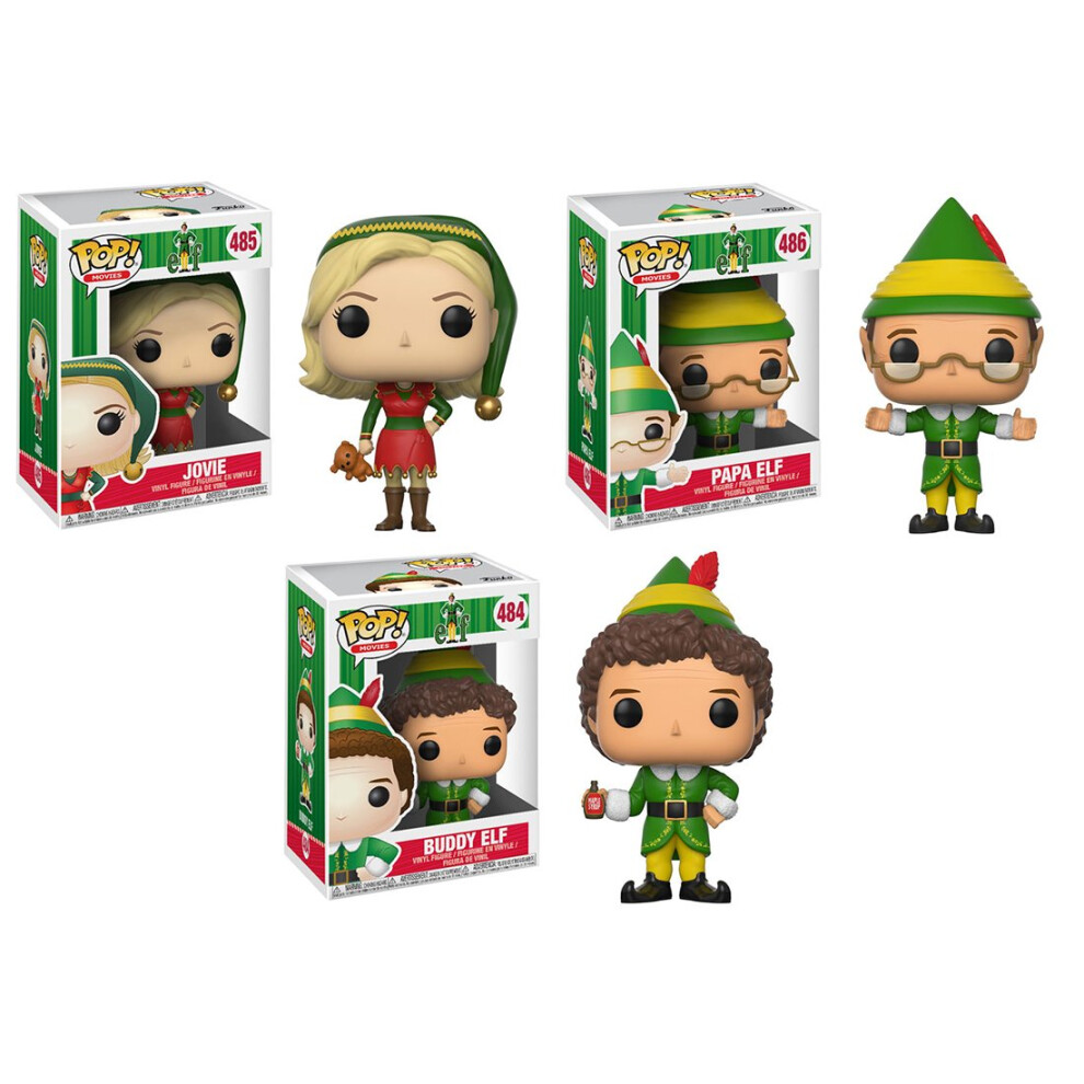 Funko Movies: POP! Elf Collectors Set: Jovie  Buddy  Papa Elf Action Figure