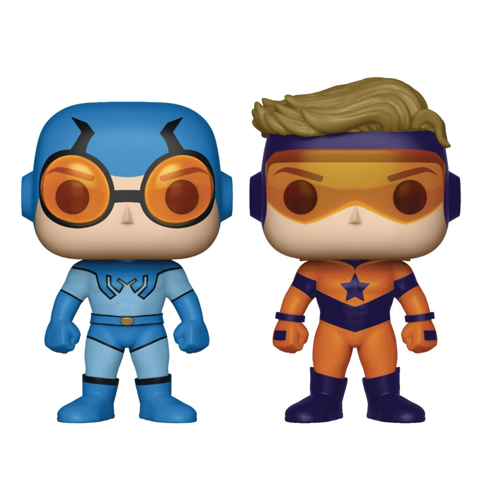 Funko Pop! Heroes: DC Heroes Booster Beetle Vinyl Figure (2 Pack)  Gold/Blue