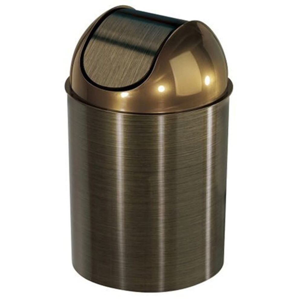 Umbra Mezzo Swing-Top Waste Can  2.5-Gallon (10 L)  Bronze