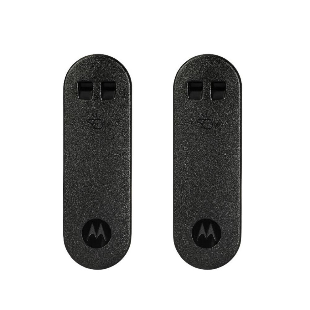 Motorola Solutions PMLN7240AR Whistle Belt Clip Twin Pack to Carry Two-Way Radios