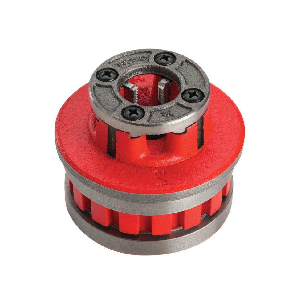 RIDGID 37390 Model 12-R Hand Threader Die Head  Alloy Right-Handed NPT Die Head for Nominal Pipe Size of 1/2-Inches