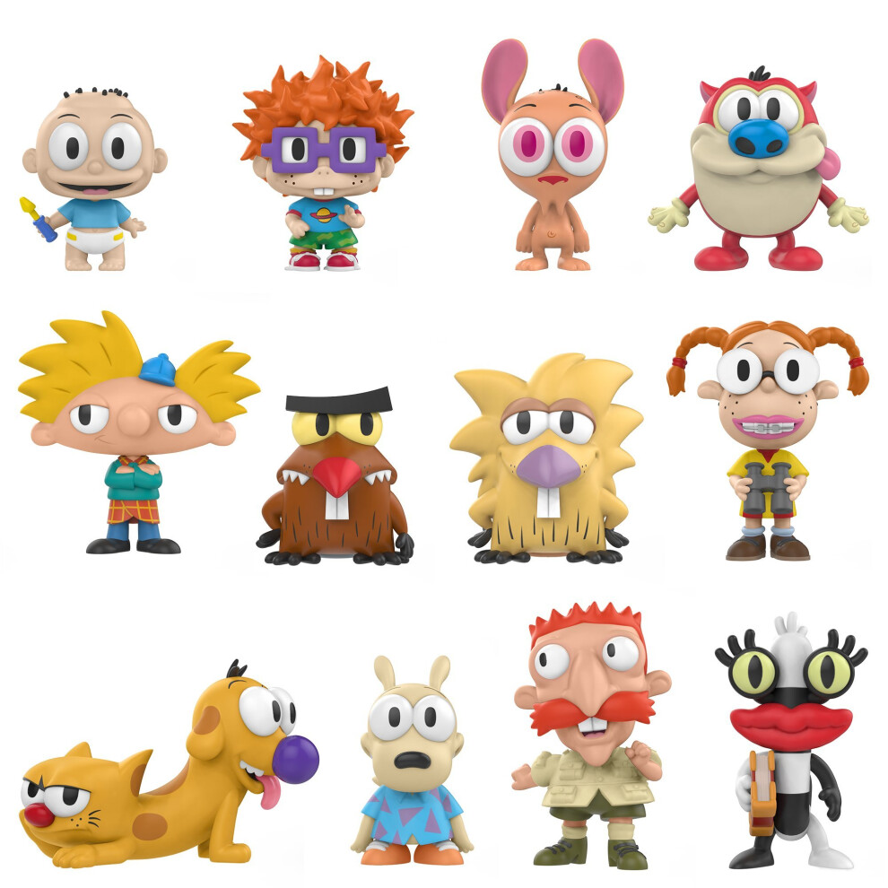 Funko Mystery Minis: 90's Nickelodeon 90's Nickelodeon (one Mystery Figure) Collectible Figure  Multicolor