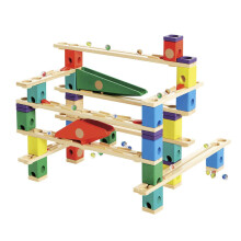 Hape Quadrilla Pista per Biglie in Legno da Costruzione - Vertigo - Tempo di Qualit    Giocando Insieme Gioco Sicuro e Intelligente per Famiglie In