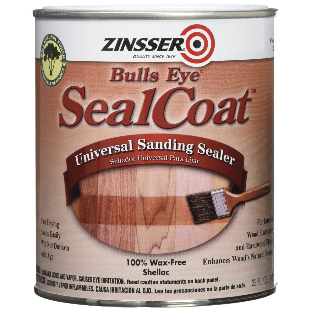 Zinsser 00854 SealCoat Universal Sanding Sealer  Quart