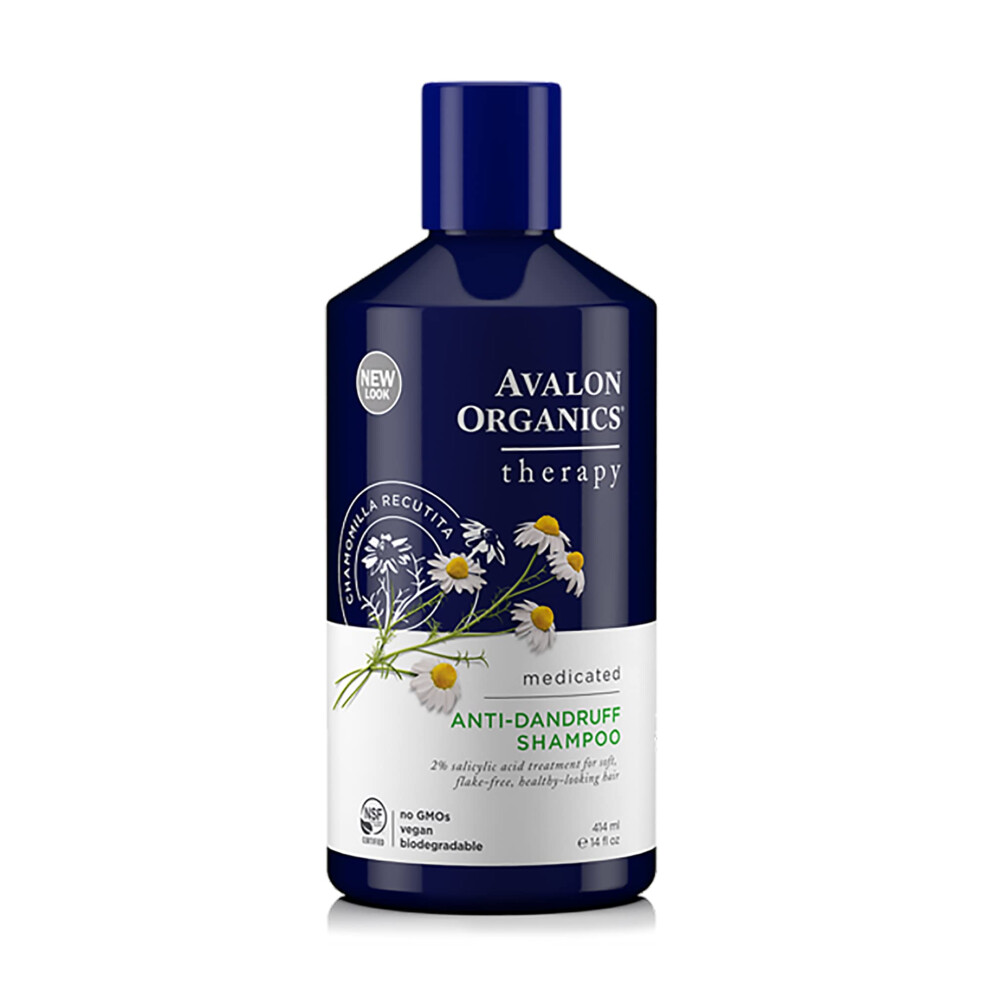 Avalon Organics Therapy Medicated Anti-Dandruff Shampoo  14 Oz