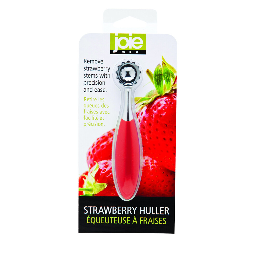 Joie Strawberry Huller  Stainless Steel  Red  1 Count