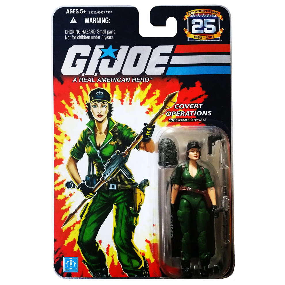 G.I. Joe 25th Anniversary: Lady Jaye (Covert Operations) 3-3/4 Inch Action Figure