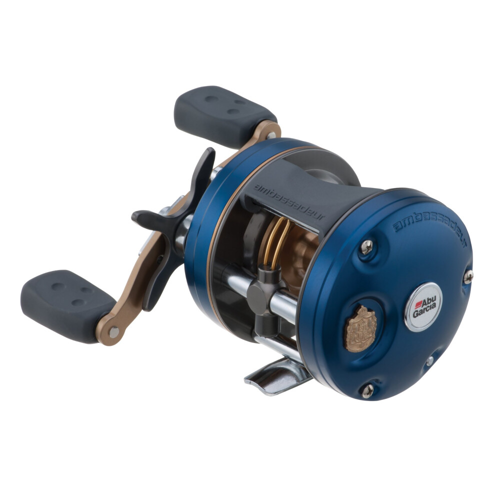 Abu Garcia Ambassadeur C4 Conventional Reel  Size 5600 (1292714)  4 Stainless Steel Ball Bearings + 1 Roller Bearing  Carbon Fiber Star Drag  Max of 1