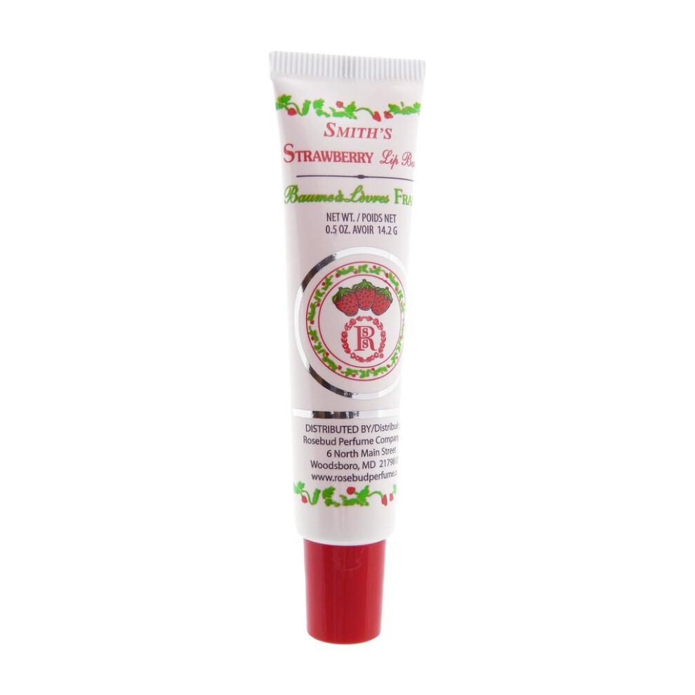 Rosebud Perfume Co. Rosebud Lip Balm Tube Strawberry.5 Ounce