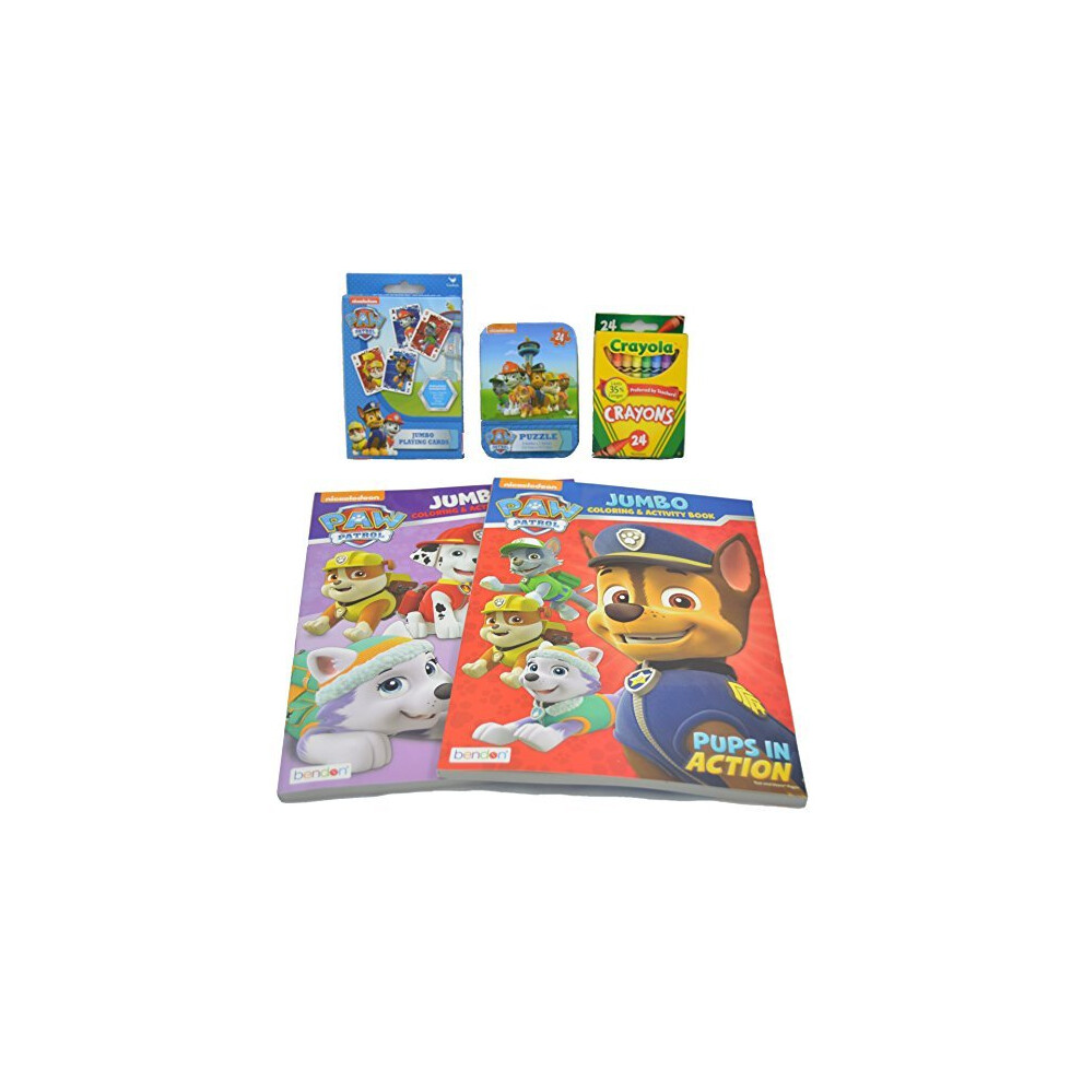 Paw Patrol Coloring Set and Activity Bundle - 5 Pieces