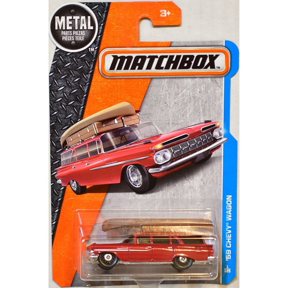 Matchbox 2017 Metal Parts Piezas '59 Chevy Wagon  Red