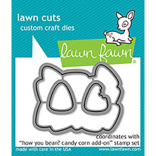 LAWN FAWN Cuts Custom Craft Add-On Dies: How You Bean? Candy Corn (LF1461)