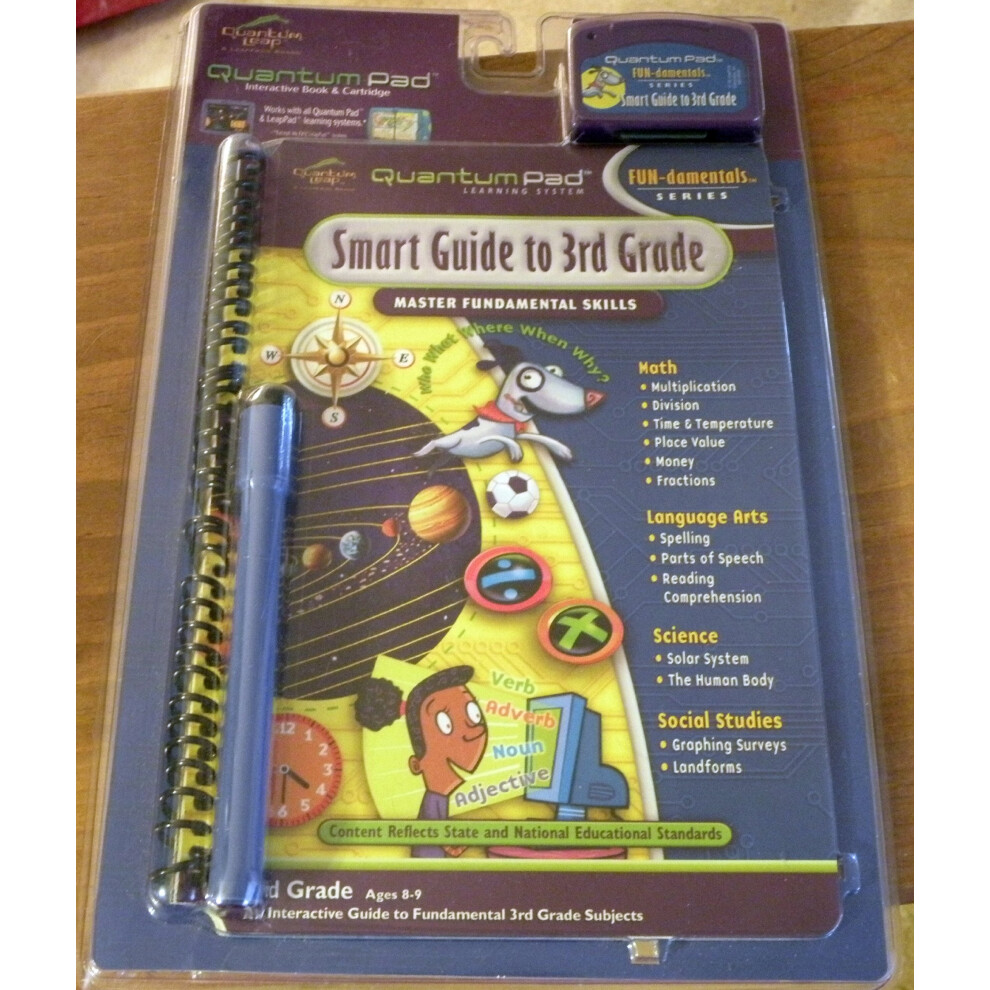 LeapFrog Enterprises Quantum Pad Library: Smart Guide to Third Grade LeapPad Book