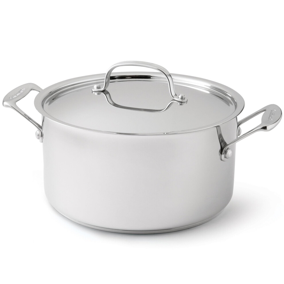 Cuisinart 744-24 Chef's Classic Stainless Stockpot with Cover  6-Quart Silver