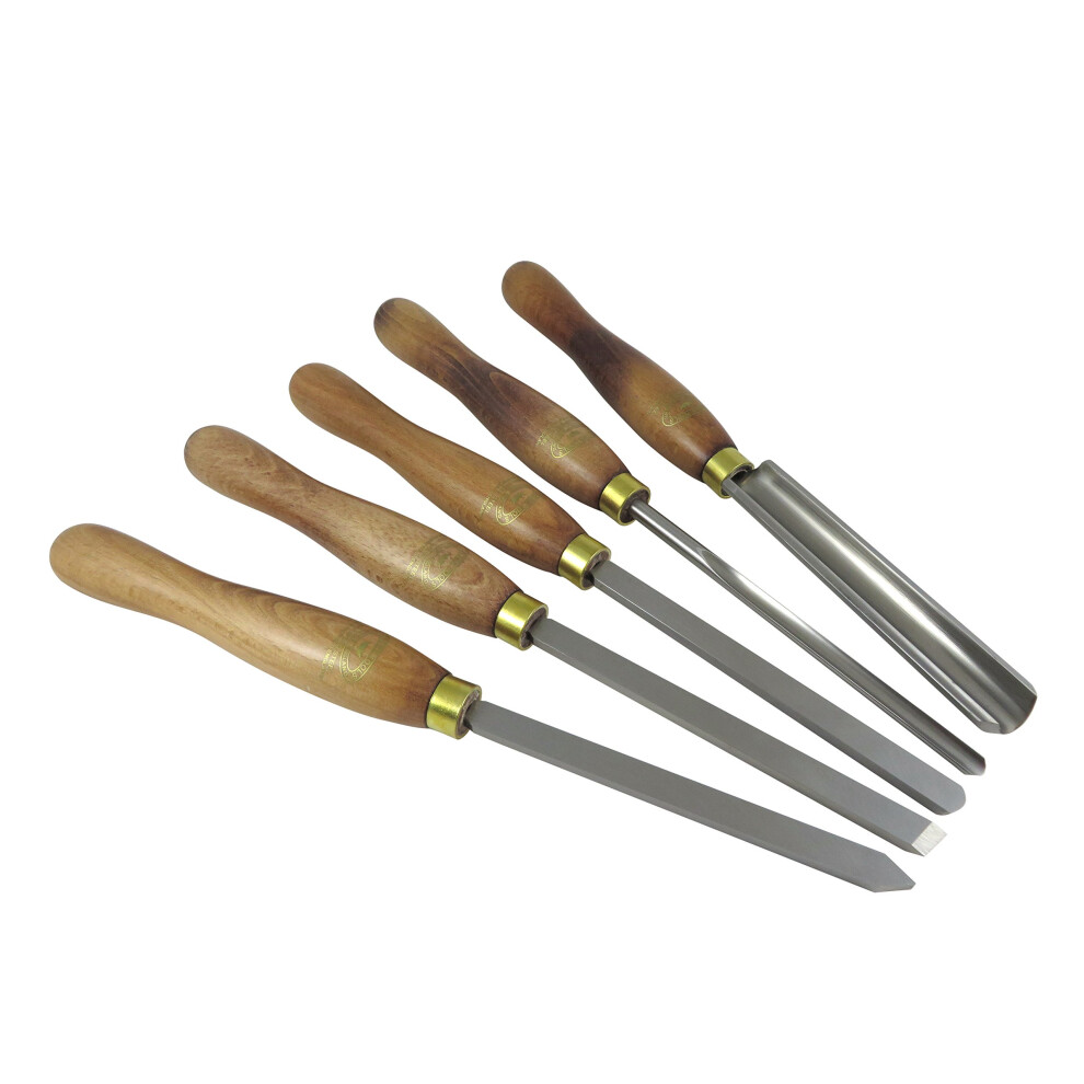 Crown 280 5 Piece HSS Wood Turning Tool Set