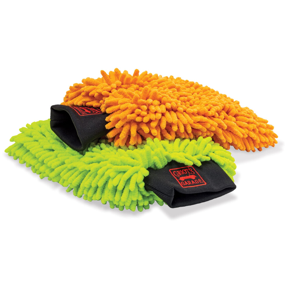 Griot's Garage 10268 Micro Fiber Wash Mitt (Set of 2)