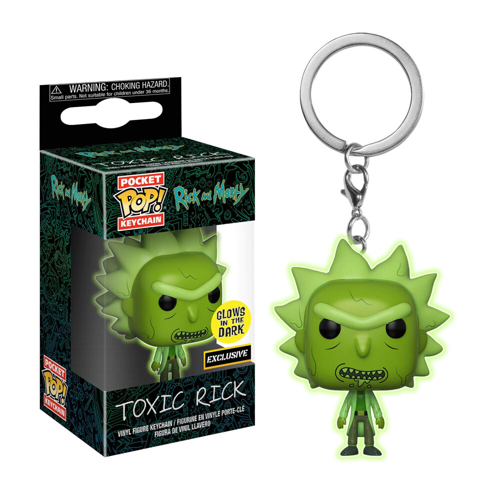 Funko Pocket Pop! Rick And Morty Toxic Rick Vinyl Key Chain - BoxLunch Exclusive