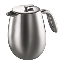 Bodum 51 oz Columbia Thermal French Press Coffee Maker Insulated Double Wall Stainless Steel Chrome