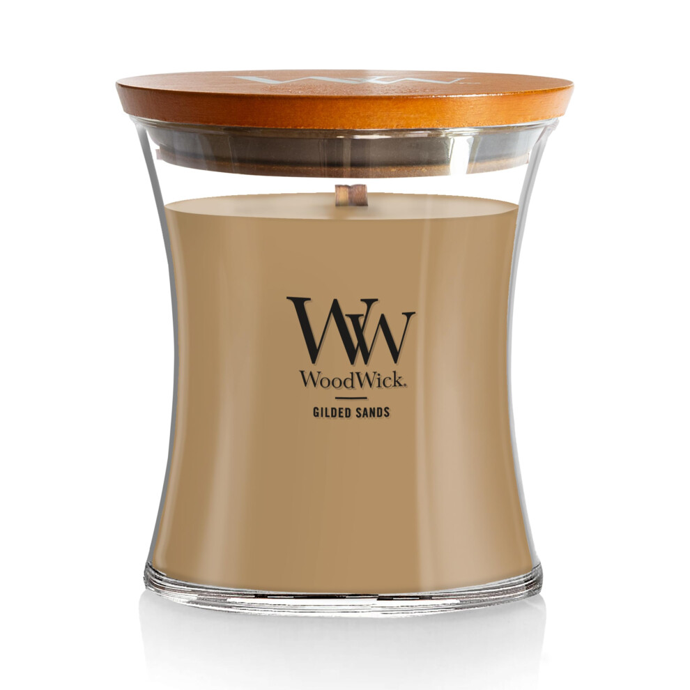 WoodWick Gilded Sands Medium Hourglass Candle