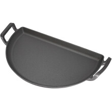 SnS Grills Slow N Sear Po le griller en fonte 22"" Accessoire de gril polyvalent 3 en 1 pour saisir la plaque et les jus de cuisson - Compatible