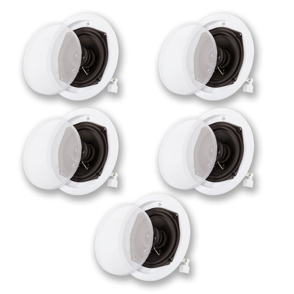 Photos - Speakers Acoustic Audio by Goldwood R191 in Ceiling/in Wall 5 Speaker Set 2 Way Home Theater 1000 Watt New R191-5S FBAR191-5S