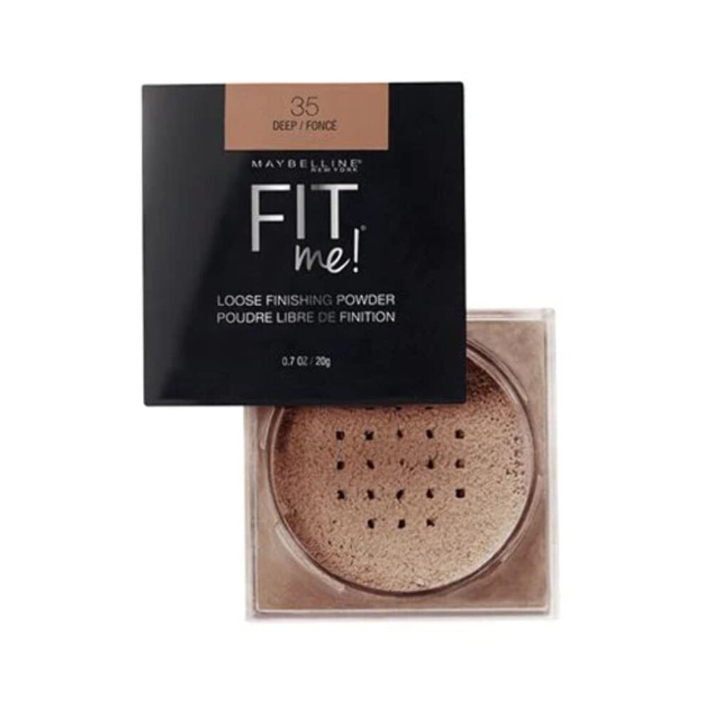 Maybelline Fit Me Loose Setting Powder  Face Powder Makeup & Finishing Powder  Deep  1 Count