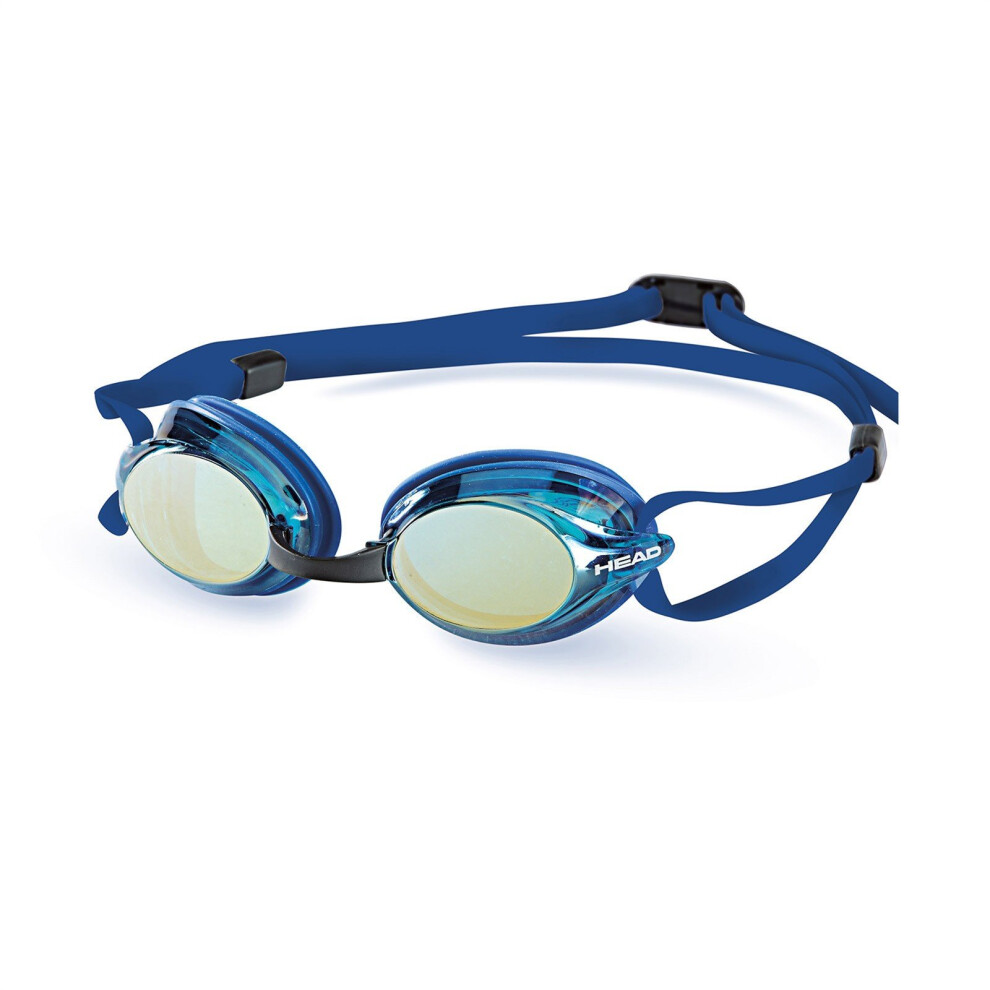 HEAD Venom Adult Swim Goggles  Mirrored Lens - Blue Frame/Blue Mirrored Lens