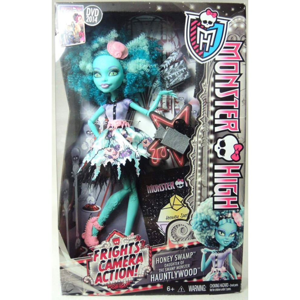 Mattel Monster High Frights  Camera  Action! Belle Honey Swamp Doll