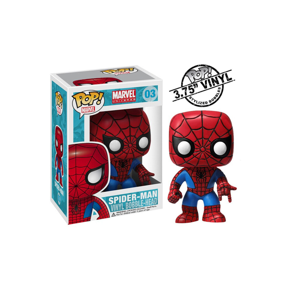 Funko POP! Marvel 4 Inch Vinyl Bobble Head Figure - Spider Man