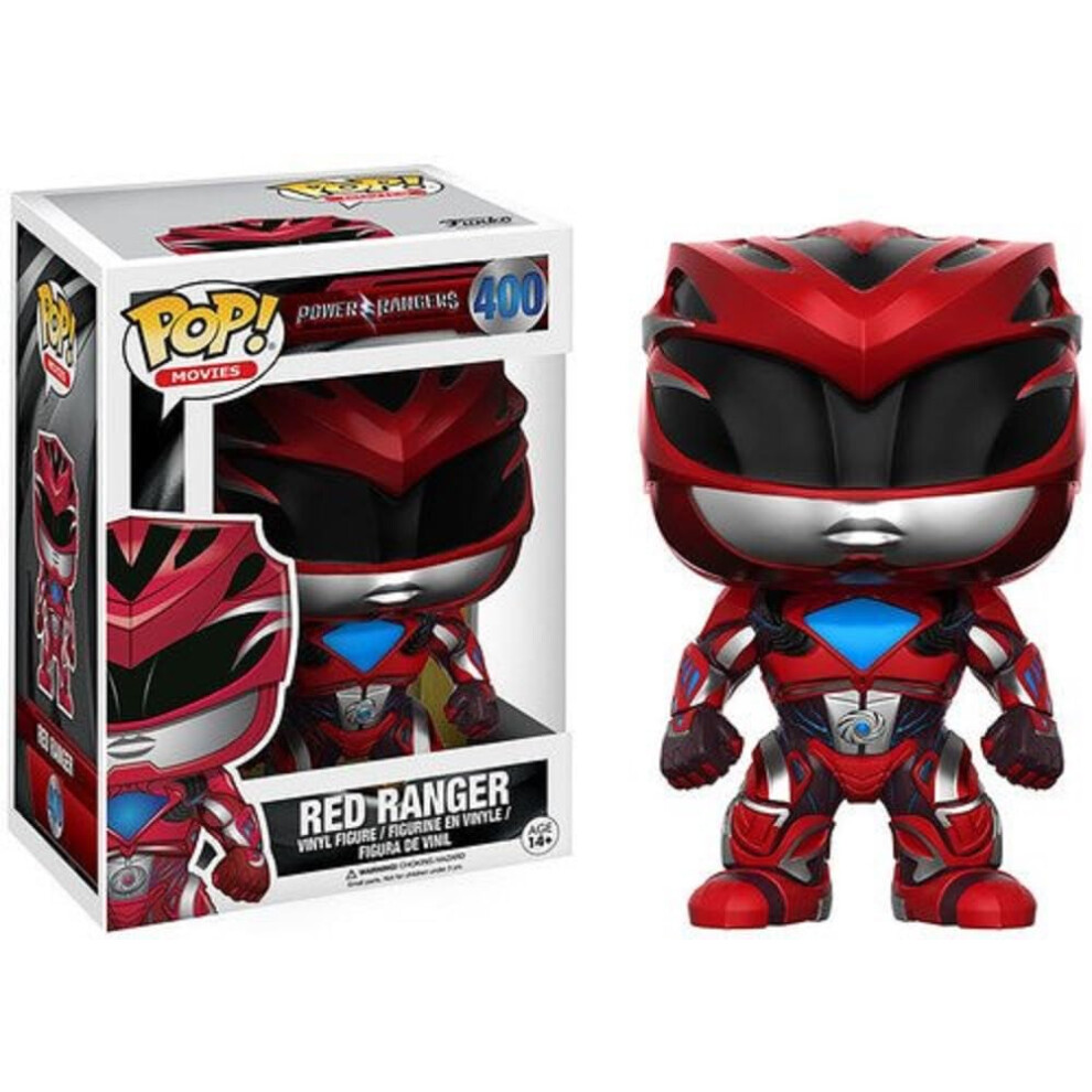 Funko POP Movies: Power Rangers Red Ranger Toy Figure