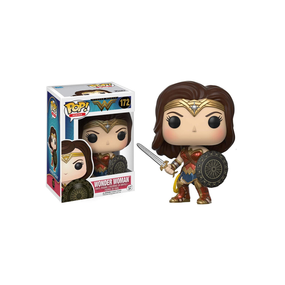 Funko POP Movies DC Wonder Woman Movie Wonder Woman Action Figure  Multicolor  Standard