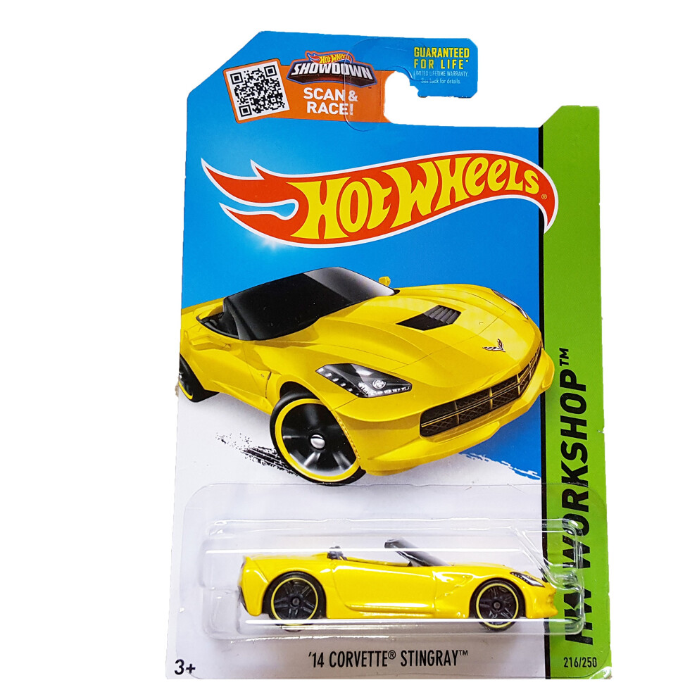 Hot Wheels  2015 HW Workshop  '14 Corvette Stingray Convertible [Yellow] 216/250