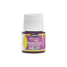 Pintura em vidro V160 efeito brilhante - 45 ml Pintura para vidro à base de água V160, - Capacidade: 45ml - Cor: Rosa bengale