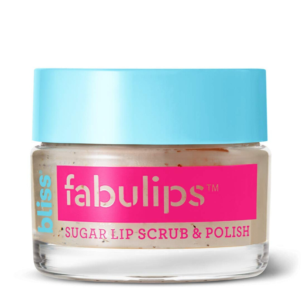 bliss Fabulips Sugar Lip Scrub | Pout-Polishing Scrub | Spa-Quality Formula | 0.5 oz