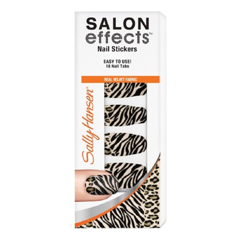 Sally Hansen Salon Effects Couture Nail Stickers  Faux Real  18 Count