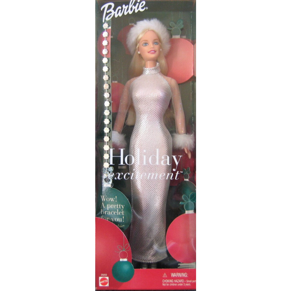 Barbie Holiday Excitement Doll with a Bracelet for You