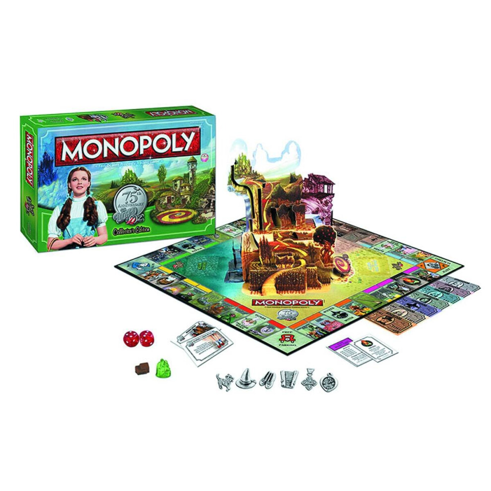 Monopoly The Wizard of Oz Board Game  75th Anniversary Collector's Edition