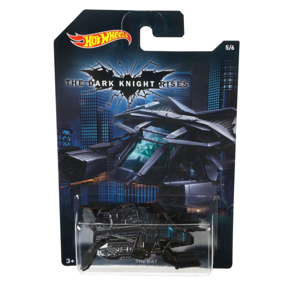 Hot Wheels  2015 Batman  Batman: The Dark Knight Rises Movie The Bat Exclusive Die-Cast Vehicle #5/6