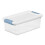 Sterilite 24-Pack Stackable Storage Bin with Lid  Clear Plastic Design  6 Quart 1